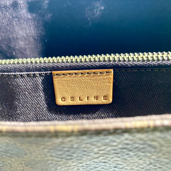 CELINE - Macadam bag - brown coated canvas with beige leather **FINAL PRICE** - Picture 12 of 16